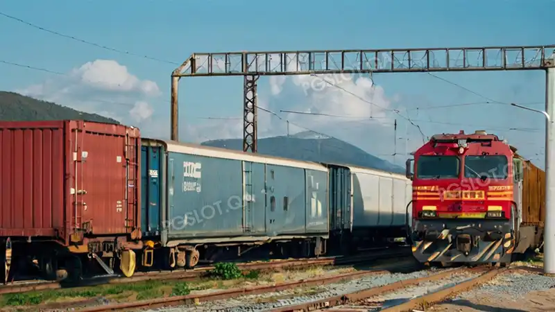 การขนส่งผ่านรถไฟทางบก