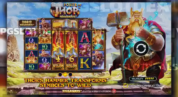 เกม Power of Thor Megaways